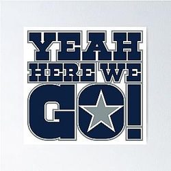 Dallas Cowboys: Dak Prescott Yeah Here We Go Poster