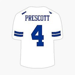 Dak Prescott Dallas Cowboys Sticker