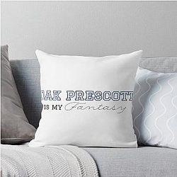 Dak Prescott Dallas Cowboys NFL Throw Pillow