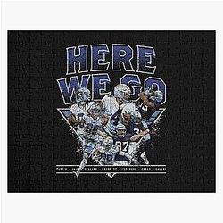 Dak Prescott Dallas Team Here We Go Jigsaw Puzzle