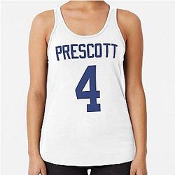 Dak Prescott Cowboys Racerback Tank Top
