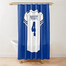 Dak Prescott Home Jersey Shower Curtain
