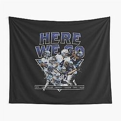 Dak Prescott Dallas Team Here We Go Tapestry