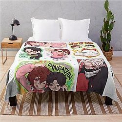 Dandadan Assembly Throw Blanket