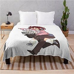 Dandadan cuter couple  Throw Blanket