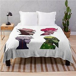 STRONGEST CHARACTERS IN DANDADAN Throw Blanket