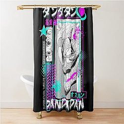 Aesthetic Dandadan Graphic Shower Curtain