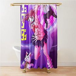 Aesthetic Dandadan Graphic Shower Curtain