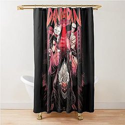 Aesthetic Dandadan Graphic Shower Curtain