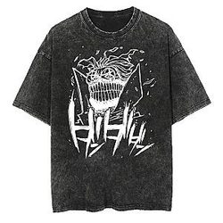 Horror Frame Graphic PTTT1304 Washed  Dandadan T-Shirts