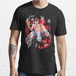 Dandadan Momo en Okarun essentiële T-Shirt