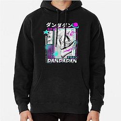 Aesthetic Dandadan Graphic Pullover Hoodie