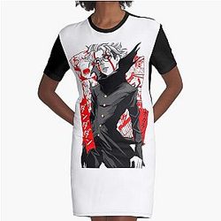 DandaDan Graphic T-Shirt Dress