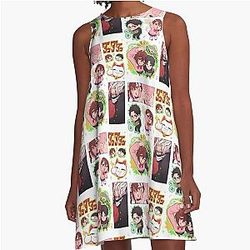 Dandadan Assembly A-Line Dress