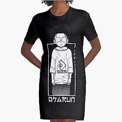 Okarun - Dandadan In Japanese Graphic T-Shirt Dress