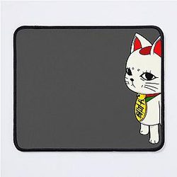 dandadan turbo granny cat side peeking Mouse Pad
