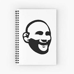 Dan Henderson Black Spiral Notebook