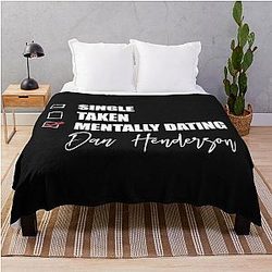Mentally Dating Dan Henderson Throw Blanket