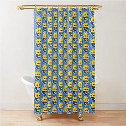 Dan Henderson Yellow Shower Curtain