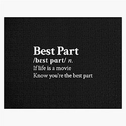 Daniel Caesar Aesthetic Motivational R&B Quote Lyrics Black Jigsaw Puzzle