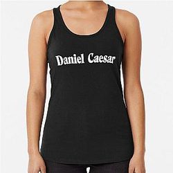 Daniel Caesar Merch Daniel Caesar Logo Racerback Tank Top