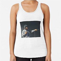 Daniel Caesar Concert Print Racerback Tank Top