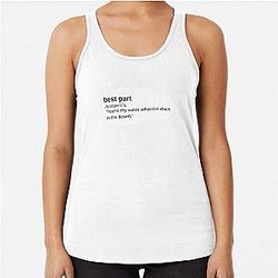 Best Part by Daniel Caesar Racerback Tank Top