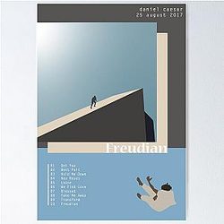 daniel caesar freudian Poster