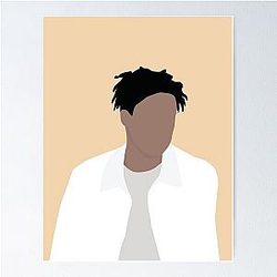 Daniel Caesar Vector Art Poster