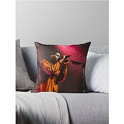 Daniel Caesar Concert Singing Aesthetic Print Throw Pillow