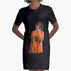 daniel caesar singing 	 	 Graphic T-Shirt Dress