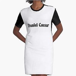 daniel caesar merch logo Graphic T-Shirt Dress