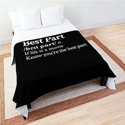 Daniel Caesar Aesthetic Motivational R&B Quote Lyrics Black Comforter