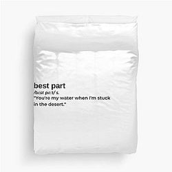 Best Part by Daniel Caesar Duvet Cover