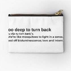 Too Deep To Turn Back by Daniel Caesar Zipper Pouch