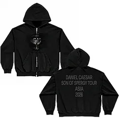 Son of Spergy Tour 2026 Asia DTNK0910 Zipped Daniel Caesar Hoodies