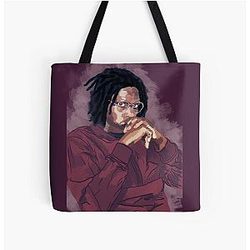 daniel caesar with paint All Over Print Tote Bag