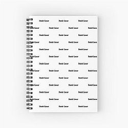 Daniel Caesar Merch Daniel Caesar Logo Spiral Notebook