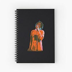 daniel caesar singing 	 	 Spiral Notebook