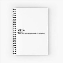 Get You by Daniel Caesar Spiral Notebook