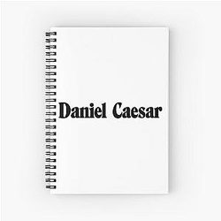 daniel caesar merch logo Spiral Notebook