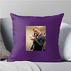 Daniel Craig is known for his role as James Bond Daniel Craig Pillows Cover