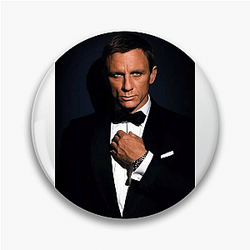 Daniel Craig is known for his rugged portrayal of Bond Daniel Craig Pins