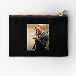 Daniel Craig is known for his role as James Bond Daniel Craig Zipper Pouches