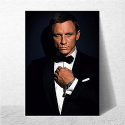 Daniel Craig is known for his rugged portrayal of Bond Daniel Craig Posters