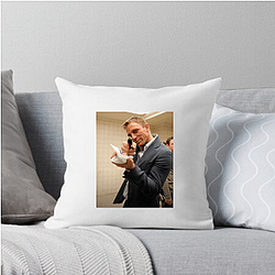 Daniel Craig is known for his role as James Bond Daniel Craig Pillows Cover