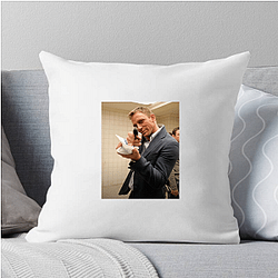 Daniel Craig is known for his role as James Bond Daniel Craig Pillows Cover