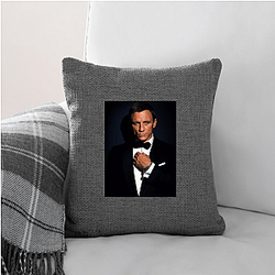 Daniel Craig is known for his rugged portrayal of Bond Daniel Craig Pillows Cover