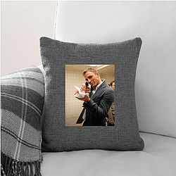 Daniel Craig is known for his role as James Bond Daniel Craig Pillows Cover