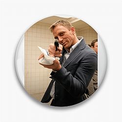 Daniel Craig is known for his role as James Bond Daniel Craig Pins